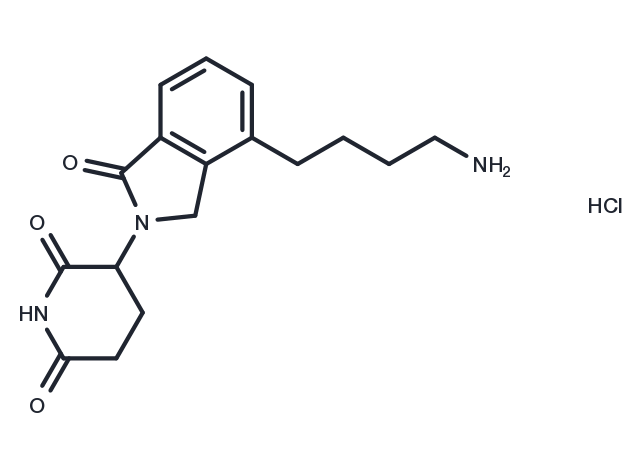 Lenalidomide-C4-NH2 hydrochloride Chemical Structure