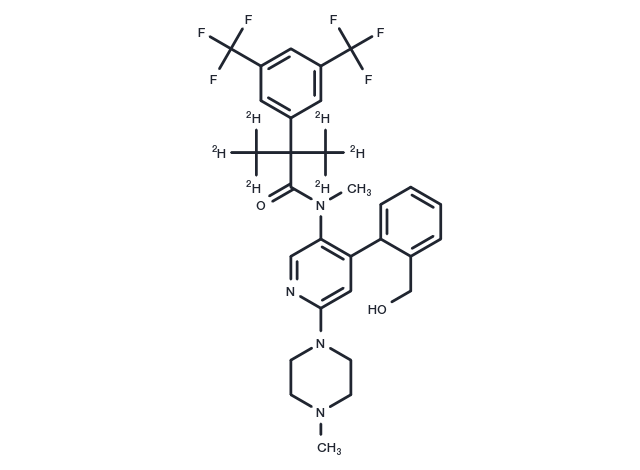 Monohydroxy Netupitant D6 Chemical Structure