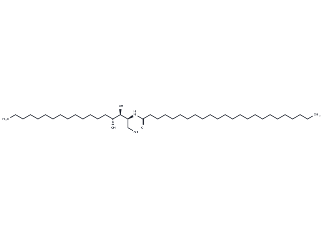 C24 Phytosphingosine (t18:0/24:0) Chemical Structure