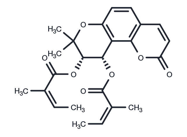 Praeruptorin B Chemical Structure