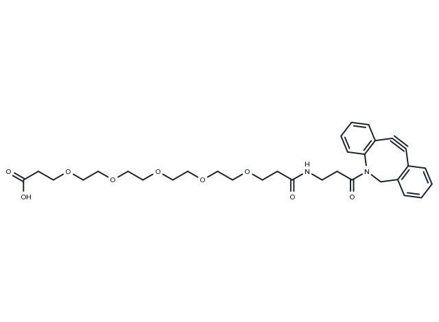 DBCO-NHCO-PEG4-acid Chemical Structure