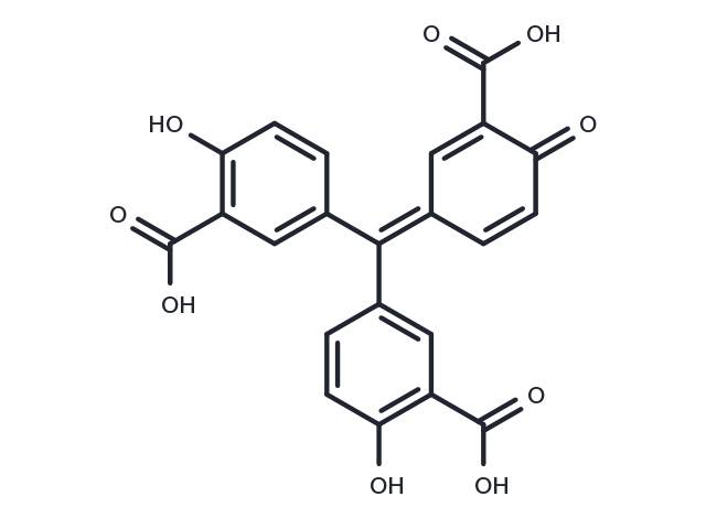 Aurintricarboxylic acid Chemical Structure