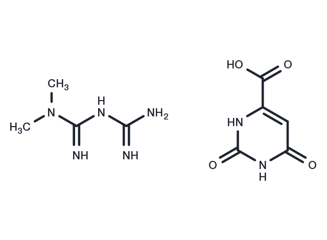 Metformin orotate Chemical Structure