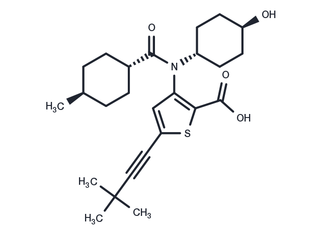 Lomibuvir Chemical Structure