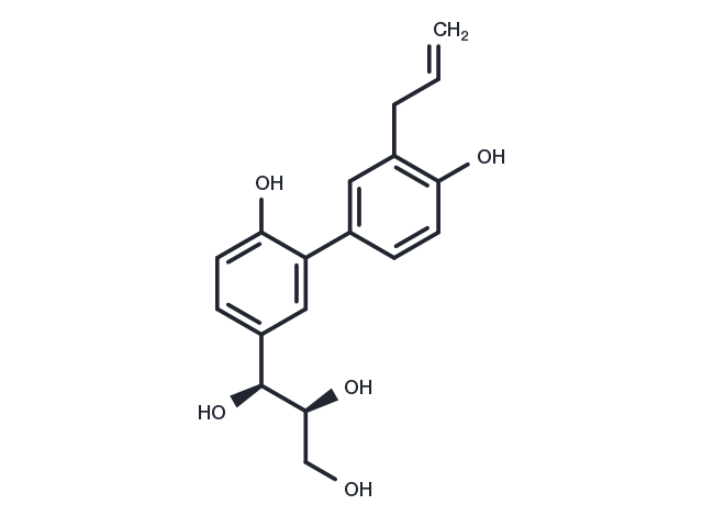 (1S,2S)-threo-Honokitriol Chemical Structure