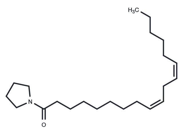 Pyrrolidine Linoleamide Chemical Structure