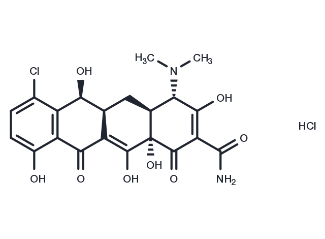 Demeclocycline hydrochloride Chemical Structure