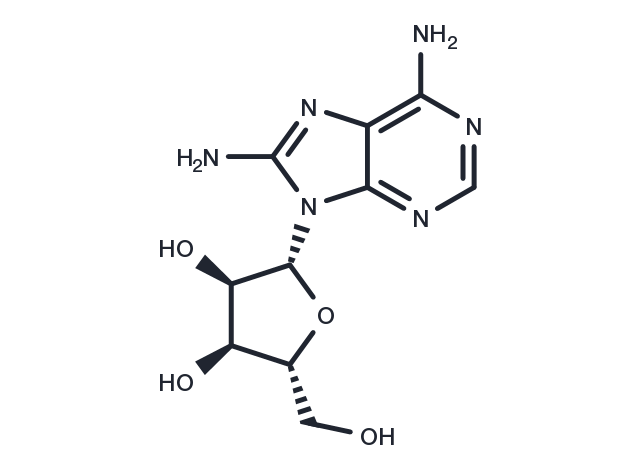 8-Aminoadenosine Chemical Structure