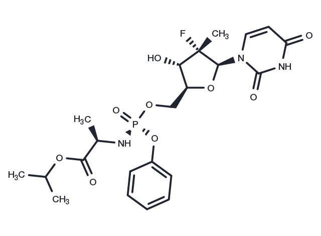 Enantiomer of Sofosbuvir Chemical Structure