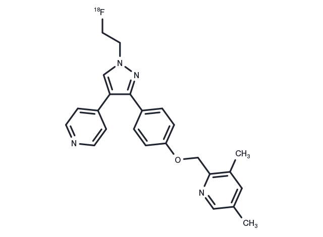 JNJ-42259152 F-18 Chemical Structure