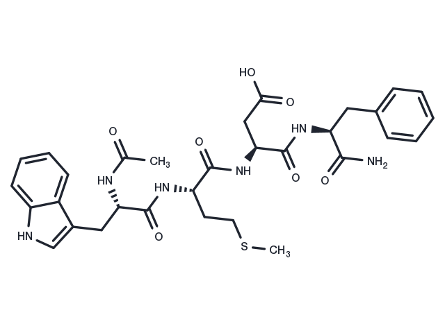 Acetyltetragastrin Chemical Structure