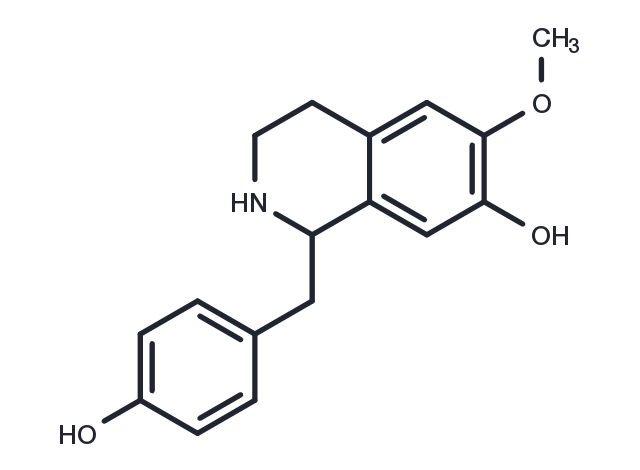 (±)-Coclaurine Chemical Structure