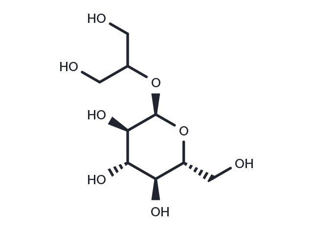 2-O-(α-D-Glucopyranosyl)glycerol Chemical Structure