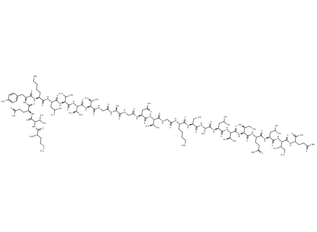 KRAS G13D peptide, 25 mer Chemical Structure