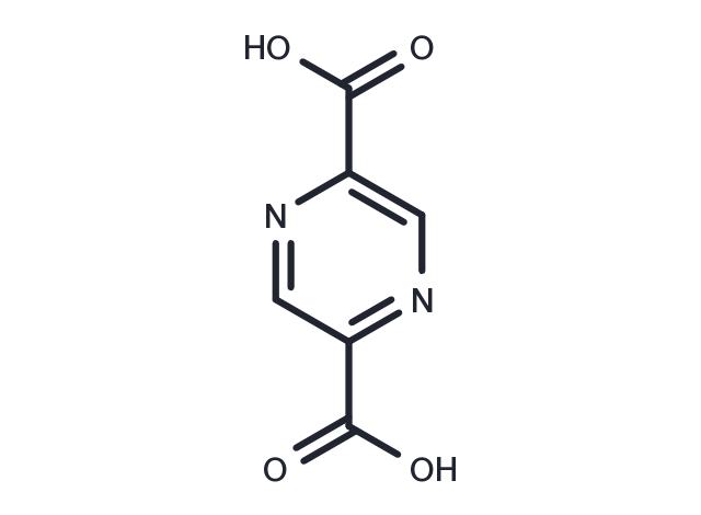 Pyrazine-2,5-dicarboxylic acid Chemical Structure