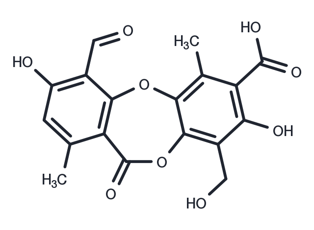 Protocetraric acid Chemical Structure