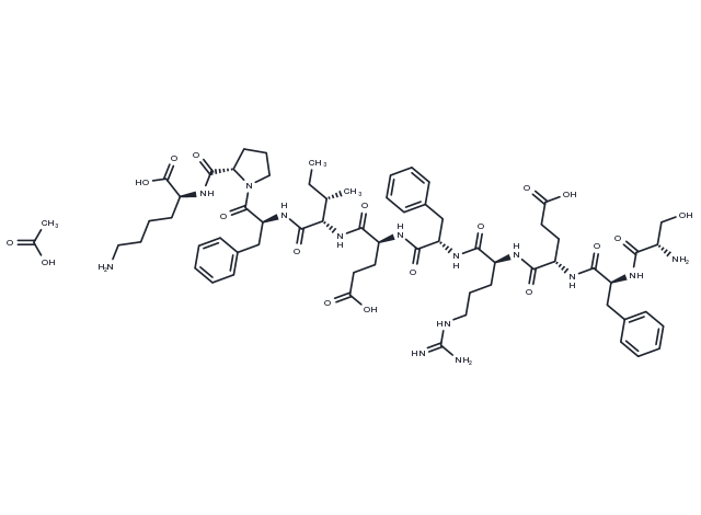 Influenza HA (110-119) acetate Chemical Structure