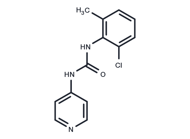 N-(2-Chloro-6-methylphenyl)-N'-4-pyridinylurea Chemical Structure