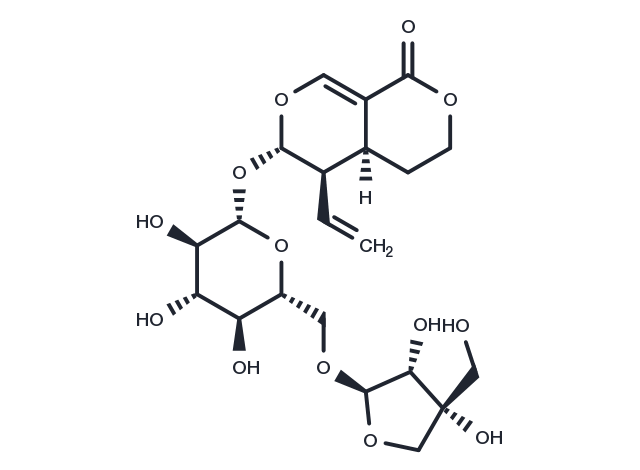 6'-O-β-Apiofuranosylsweroside Chemical Structure