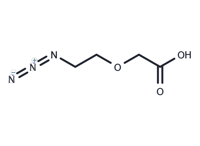 Azido-PEG1-CH2CO2H Chemical Structure