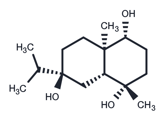 1,4,7-Eudesmanetriol Chemical Structure