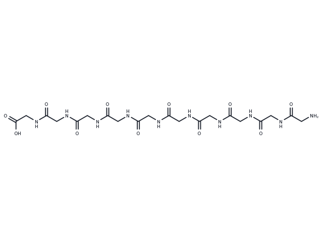 Decaglycine Chemical Structure