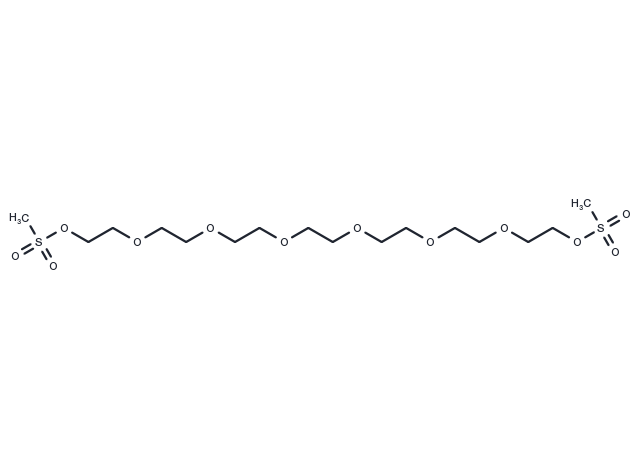 Ms-PEG7-Ms Chemical Structure