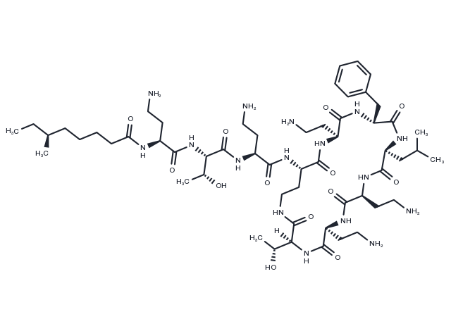 Polymyxin B1 Chemical Structure