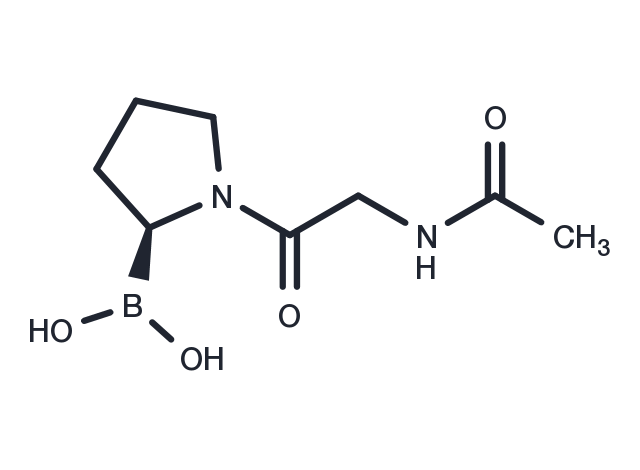 Ac-Gly-BoroPro Chemical Structure