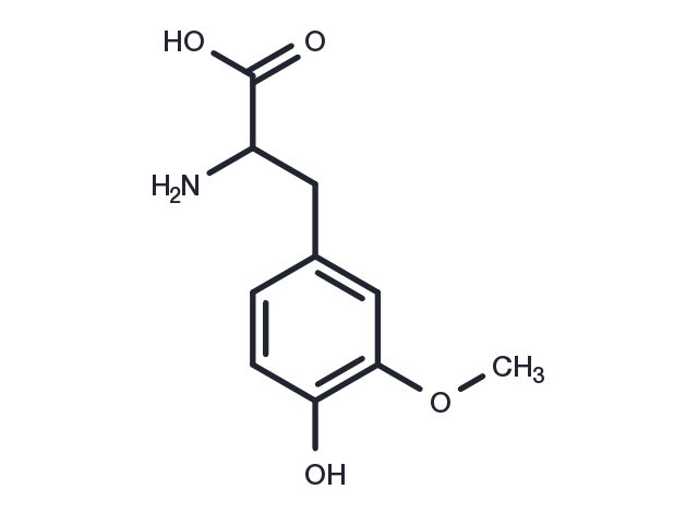 3-METHOXY-DL-TYROSINE Chemical Structure