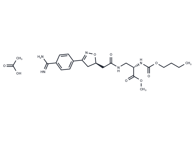 Roxifiban acetate Chemical Structure