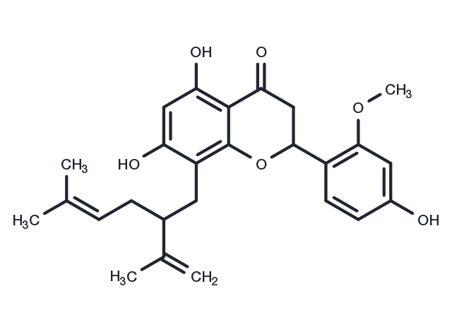 Isokurarinone Chemical Structure