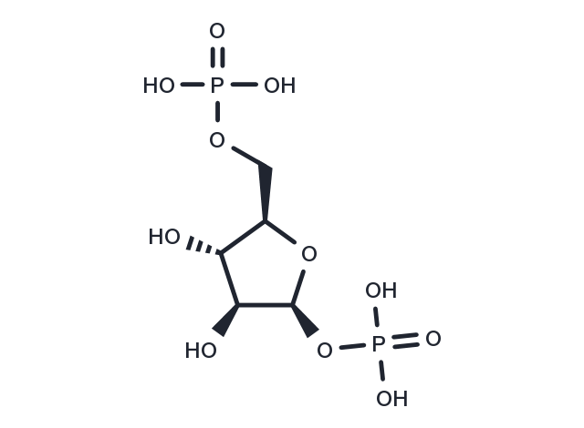 Arabinose 1,5-diphosphate Chemical Structure