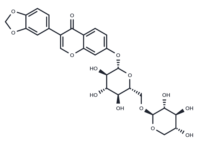 7-O-Primverosylpseudobaptigenin Chemical Structure