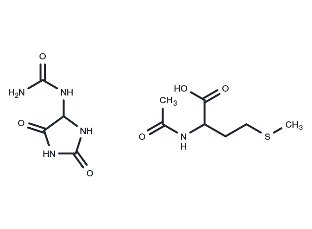 Allantoin acetyl methionine Chemical Structure