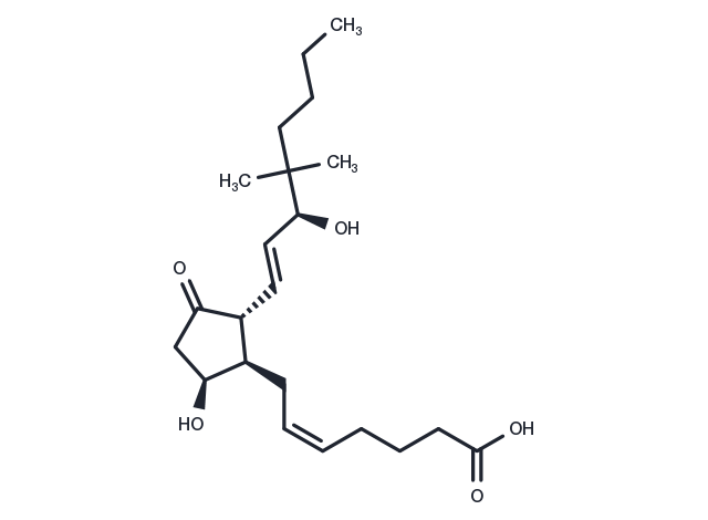 16,16-dimethyl Prostaglandin D2 Chemical Structure