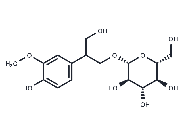 Junipediol A 8-glucoside Chemical Structure