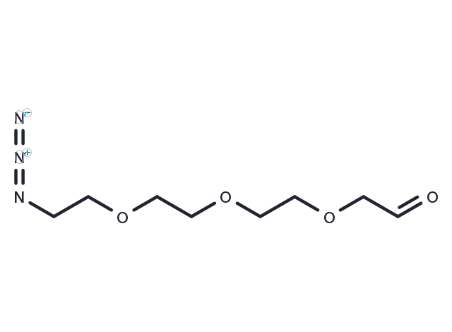 Ald-CH2-PEG3-azide Chemical Structure