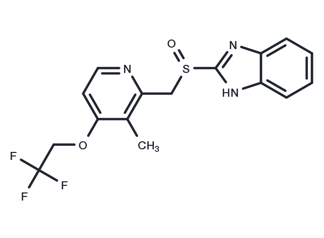 (R)-Lansoprazole Chemical Structure