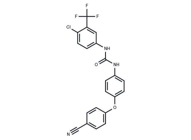1-(4-Chloro-3-(trifluoromethyl)phenyl)-3-(4-(4-cyanophenoxy)phenyl)urea