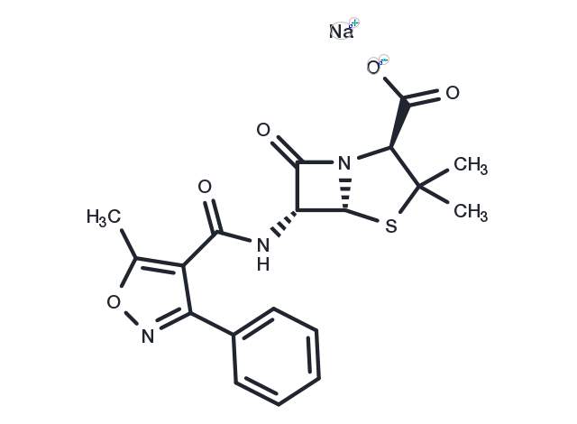 Oxacillin sodium salt Chemical Structure