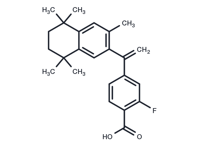 Fluorobexarotene Chemical Structure