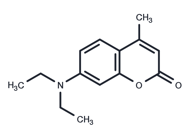 7-(Diethylamino)-4-methyl-2H-chromen-2-one Chemical Structure