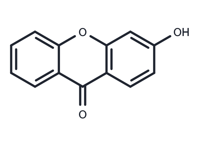 3-Hydroxyxanthone Chemical Structure