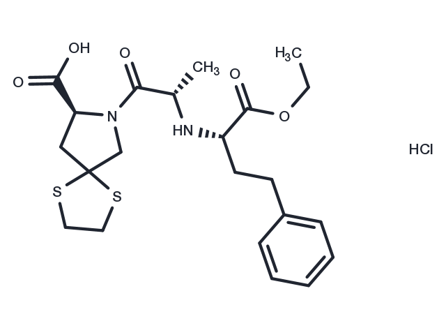 Spirapril hydrochloride Chemical Structure