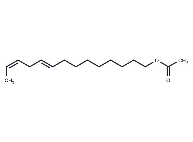 (9Z,​12E)​-​Tetradecadien-​1-​yl acetate Chemical Structure