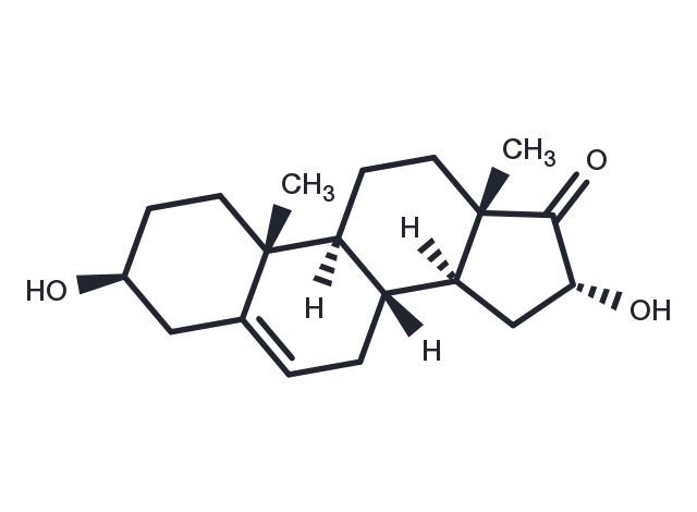 16α-hydroxy Dehydroepiandrosterone Chemical Structure
