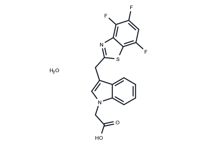 Lidorestat monohydrate Chemical Structure