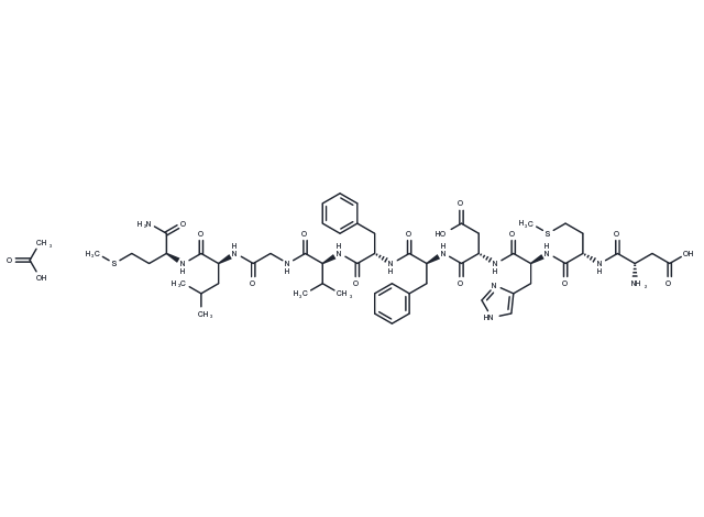 Neurokinin B acetate(86933-75-7 free base) Chemical Structure