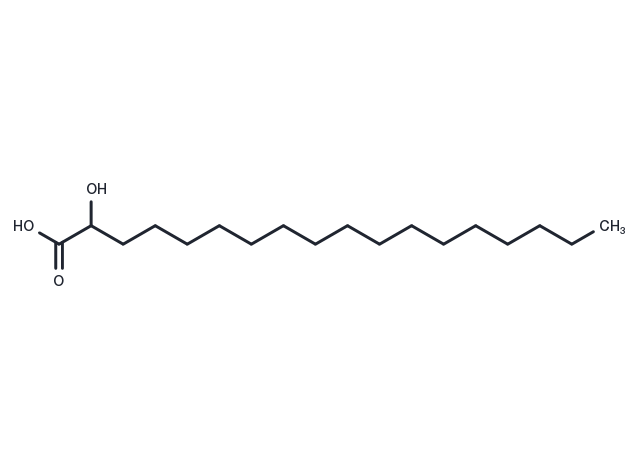 2-Hydroxystearic acid Chemical Structure